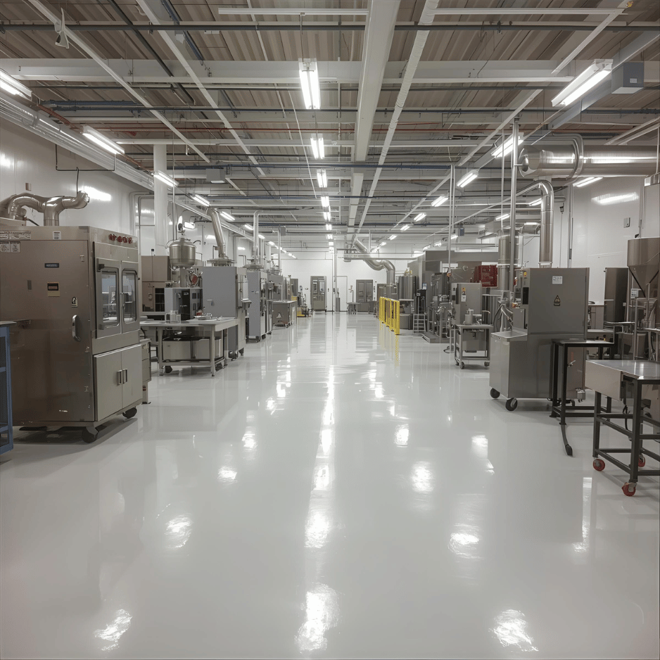 Food processing & manufacturing, industrial concrete coatings