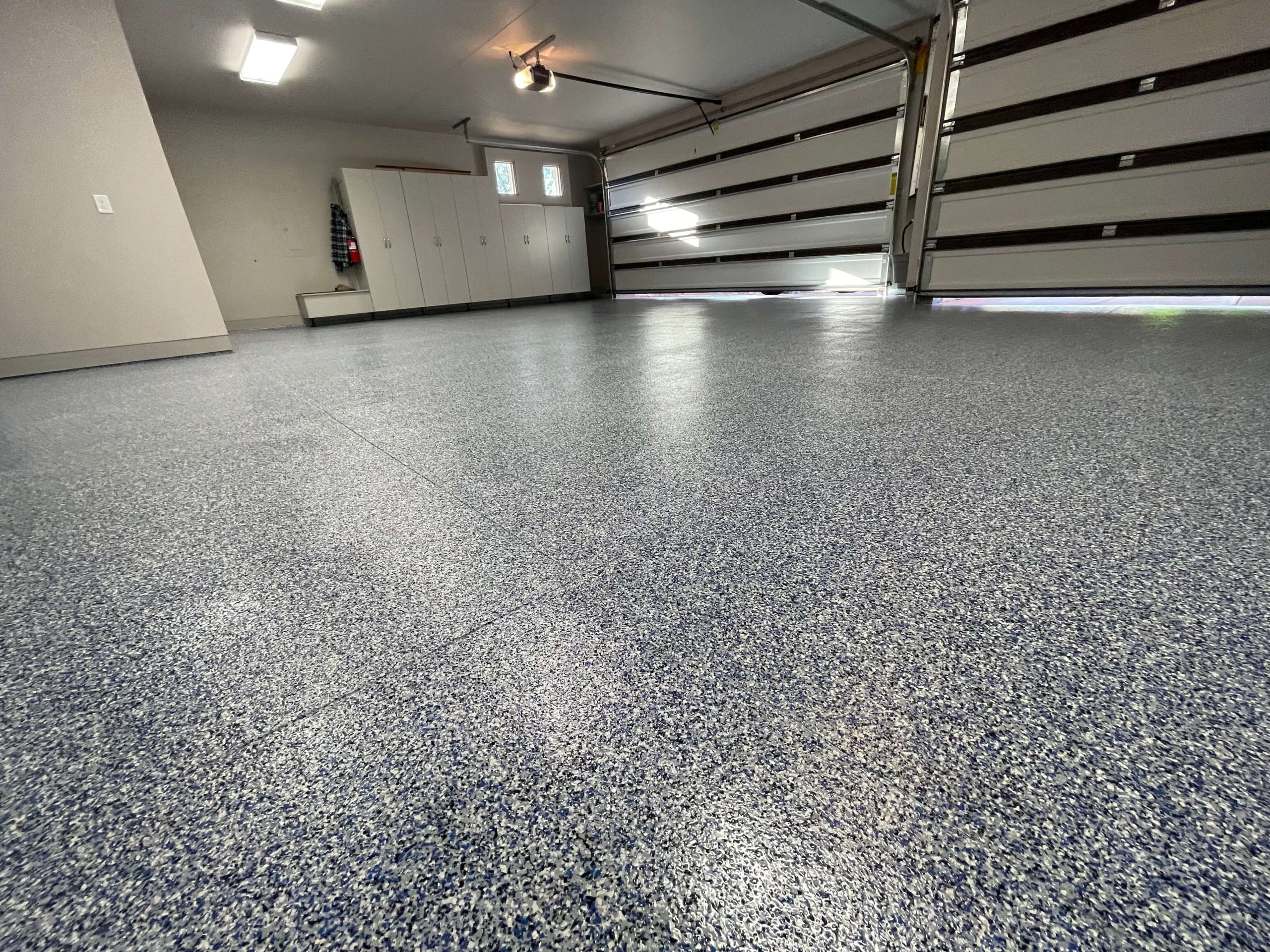 Nautical garage floor in southern utah